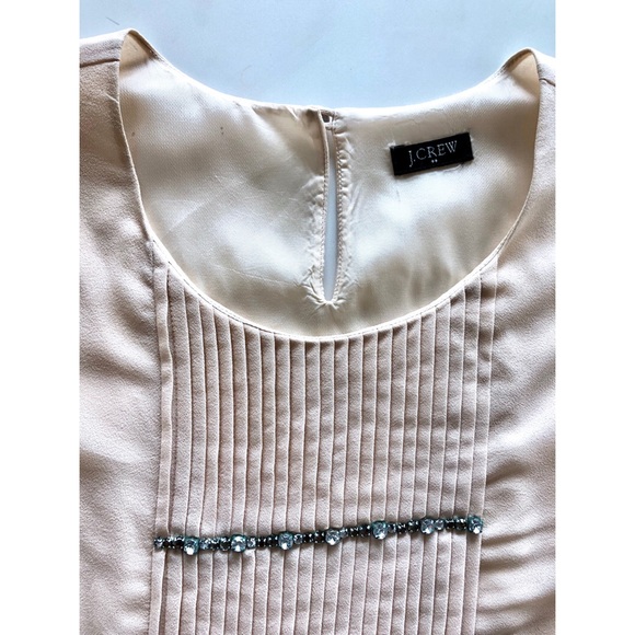 JCrew dusty pink pleated sleeveless blouse - Picture 4 of 4